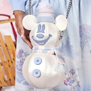 Disney snowman Mickey crossbody bag